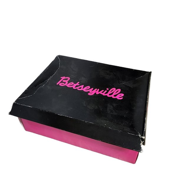 Betsey Johnson Leopard Print Heels with Purple Accents - Picture 11 of 12